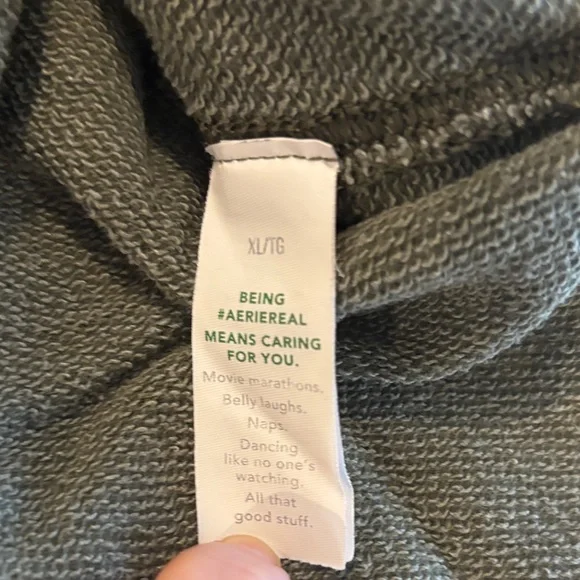 Aerie Sage Green Knit Sweater - Picture 7 of 7